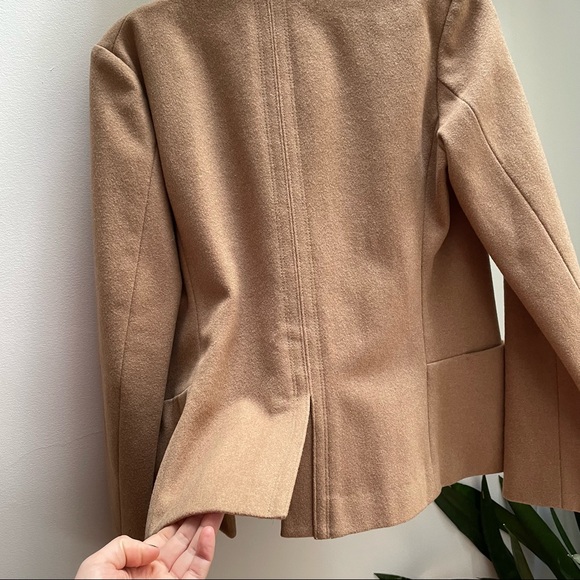 Uniqlo x +J open front wool camel jacket - Picture 4 of 7